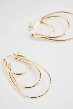 Seed Heritage Jewellery-Layered Hoop Gold
