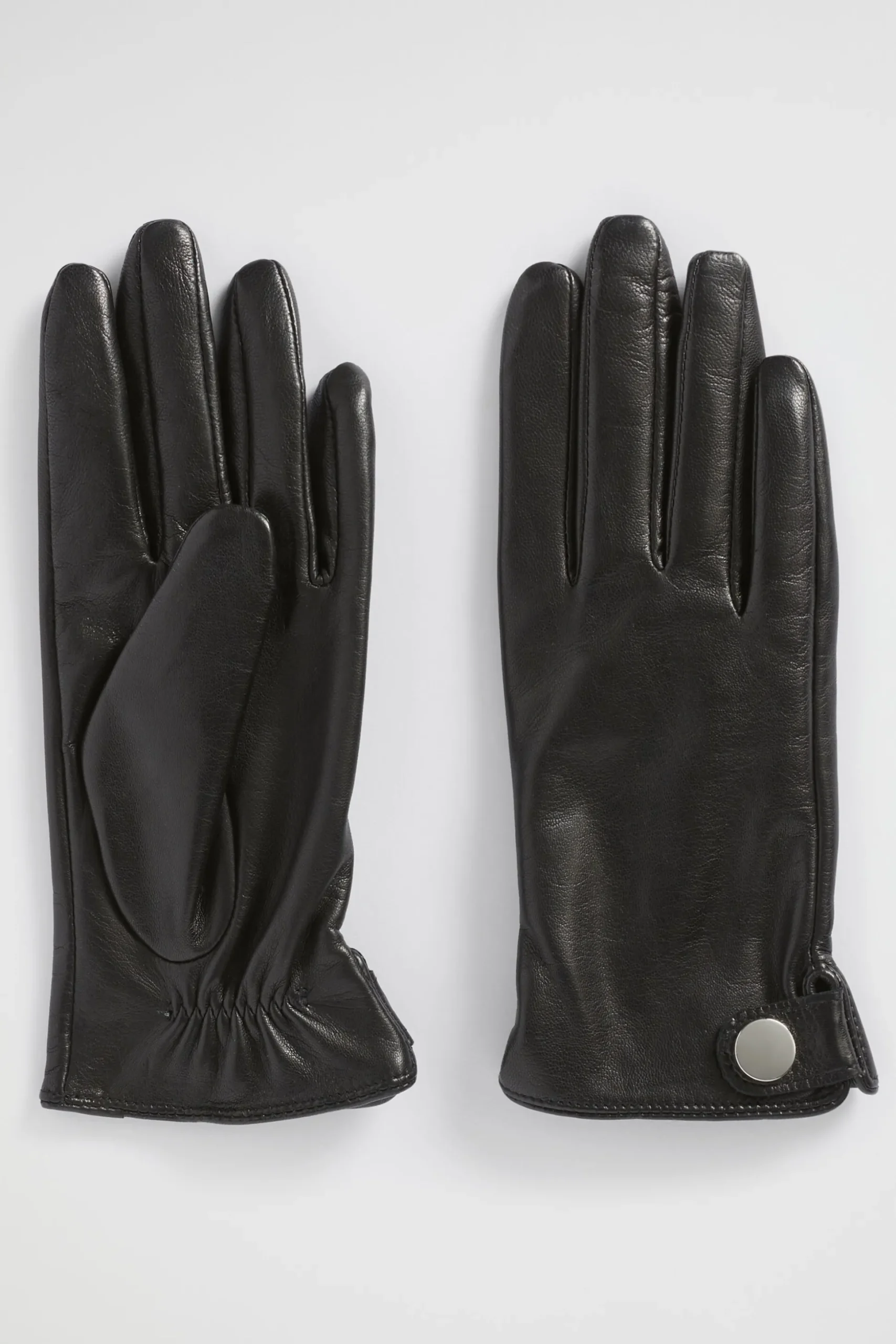 Seed Heritage Hats & Gloves-Leather Gloves Black