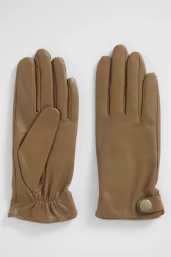 Seed Heritage Hats & Gloves-Leather Gloves Deep Brass