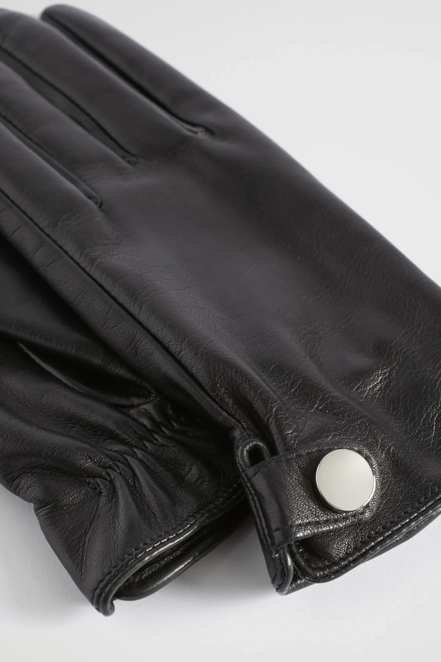 Seed Heritage Hats & Gloves-Leather Gloves Black