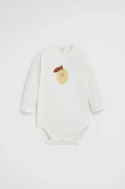 Seed Heritage Bodysuits & Onesies-Lemon Bodysuit Canvas