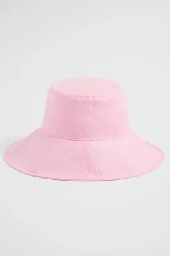 Seed Heritage Hats & Gloves-Linen Bucket Hat Soft Orchid