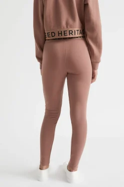 Seed Heritage Leggings-Logo Legging Cocoa