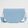 Seed Heritage Cross Body-Logo Saddle Bag Bluebell