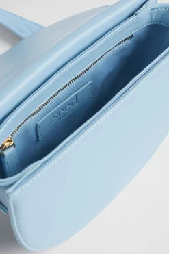 Seed Heritage Cross Body-Logo Saddle Bag Bluebell