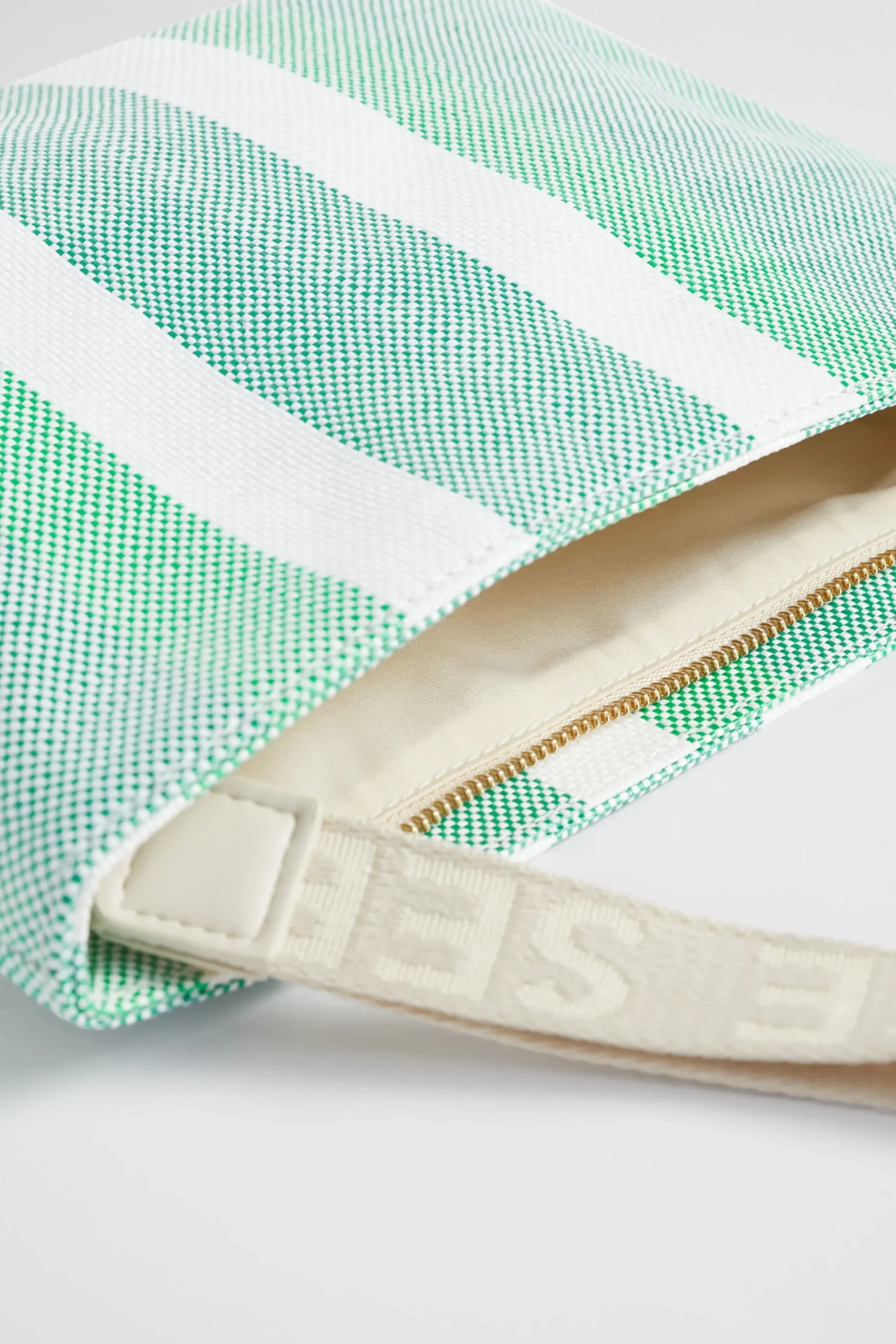 Seed Heritage Clutches & Pouches-Logo Stripe Pouch Deep Teal Stripe