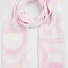 Seed Heritage Scarves & Kaftans-Logo Summer Scarf Soft Orchid Logo
