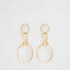Seed Heritage Jewellery-Loop Knot Earring Gold