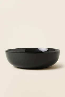 Seed Heritage Ceramics-Lou Salad Bowl Charcoal
