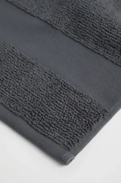 Seed Heritage Bathroom-Luca Cotton Bath Mat Graphite