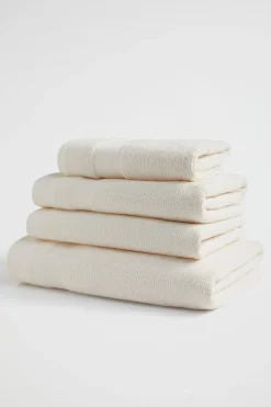 Seed Heritage Bathroom-Luca Cotton Bath Sheet Almond