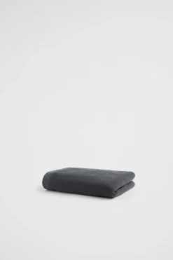 Seed Heritage Bathroom-Luca Cotton Hand Towel Graphite