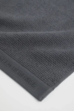 Seed Heritage Bathroom-Luca Cotton Hand Towel Graphite