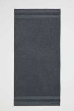 Seed Heritage Bathroom-Luca Cotton Towel Graphite