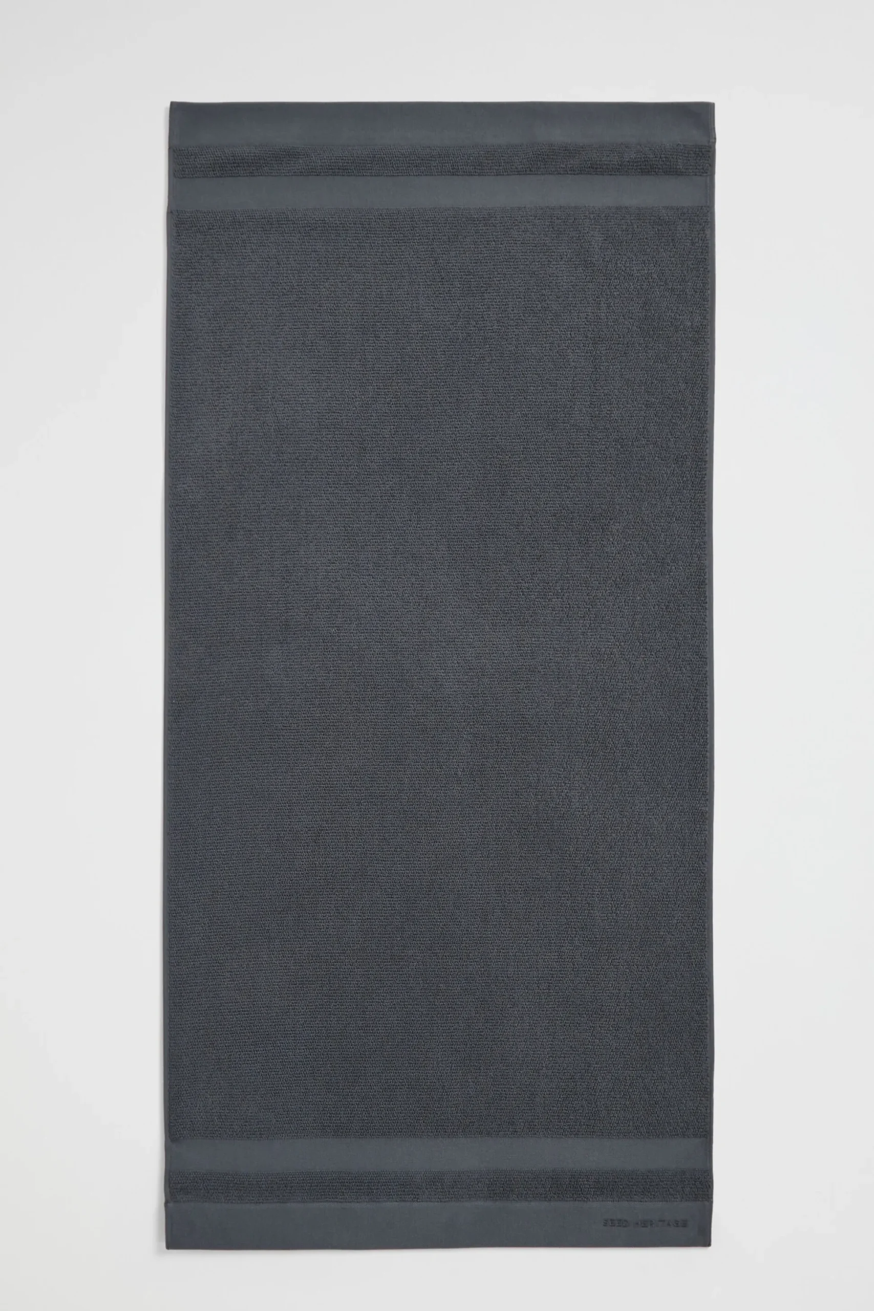 Seed Heritage Bathroom-Luca Cotton Towel Graphite