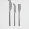 Seed Heritage Kitchen & Dining-Luna Cheese Knife Set Silver