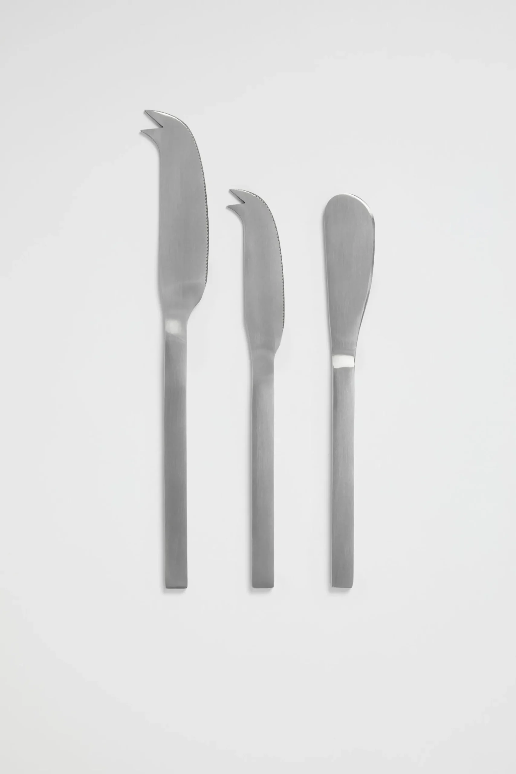Seed Heritage Kitchen & Dining-Luna Cheese Knife Set Silver