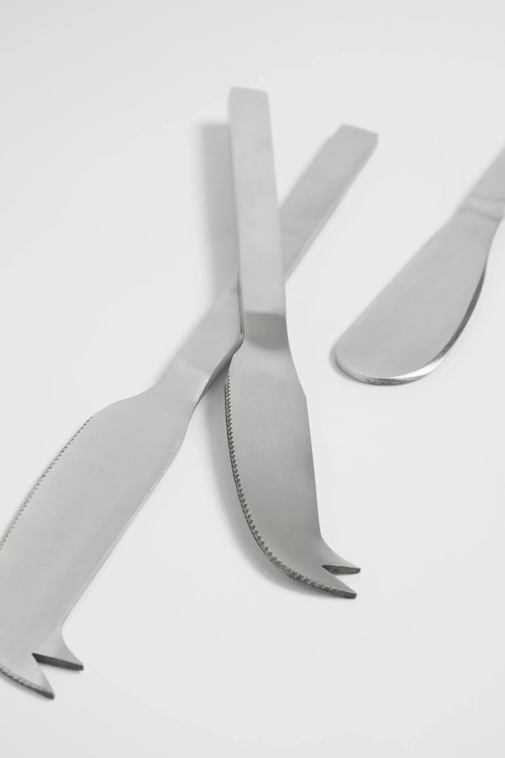 Seed Heritage Kitchen & Dining-Luna Cheese Knife Set Silver