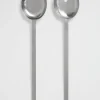 Seed Heritage Kitchen & Dining-Luna Salad Server Silver