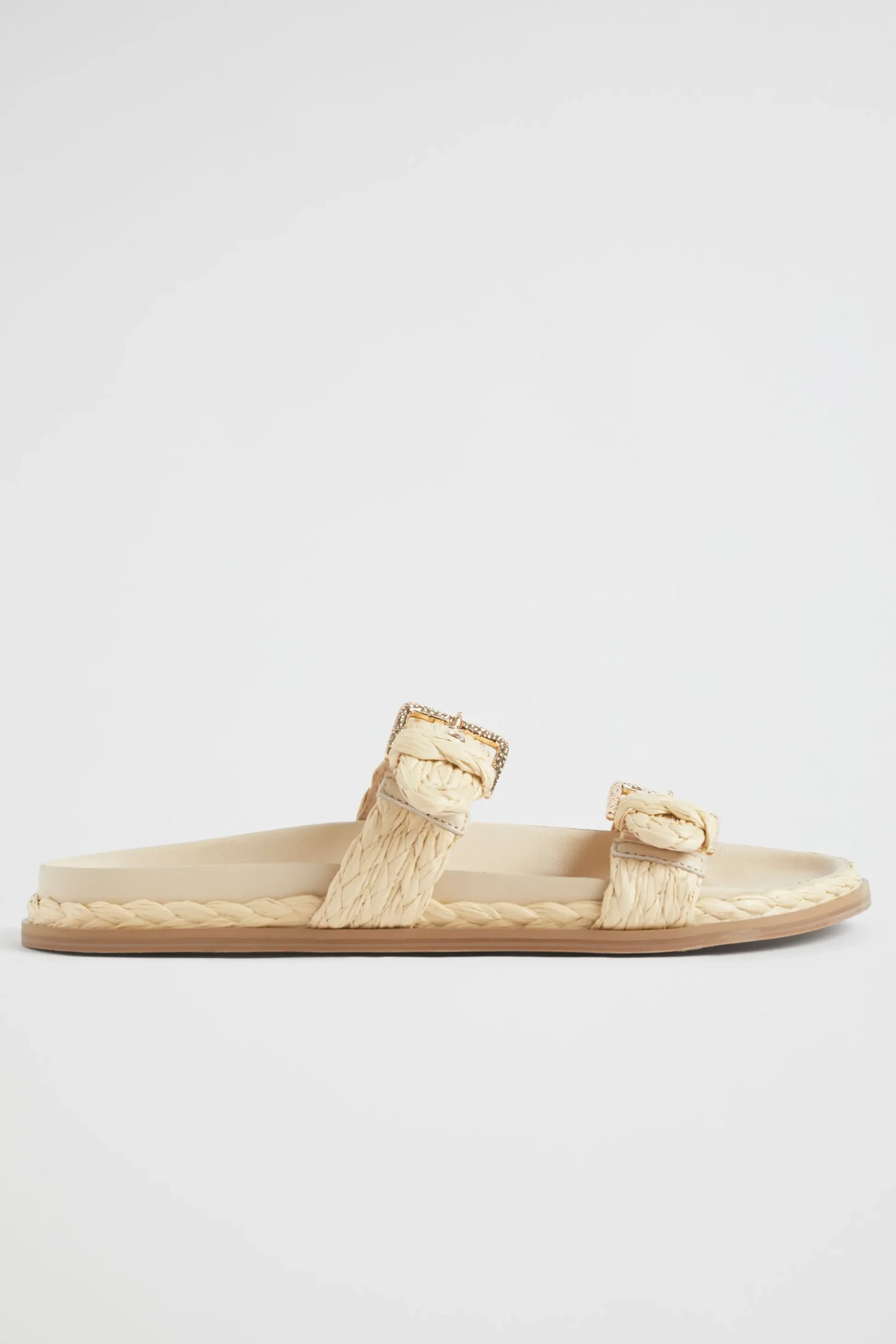 Seed Heritage Sandals & Thongs-Maddy Braid Slide Natural