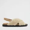 Seed Heritage Sandals & Thongs-Maeve Shearling Slide Cashew