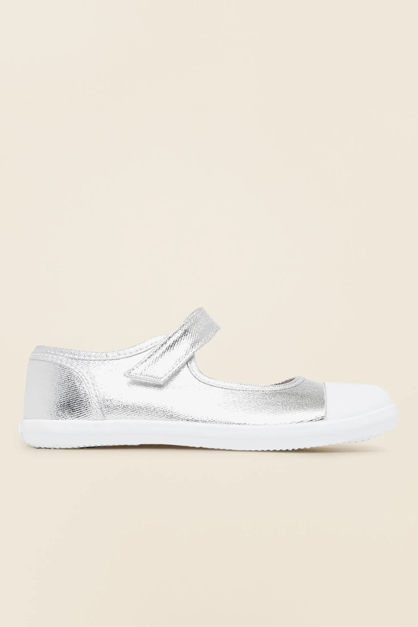 Seed Heritage Sandals & Slides-Mary Jane Canvas Shoes Silver