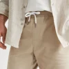 Seed Heritage Shorts-Mens Twill Short Sand Dune
