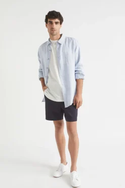 Seed Heritage Shorts-Mens Twill Short Midnight Blue