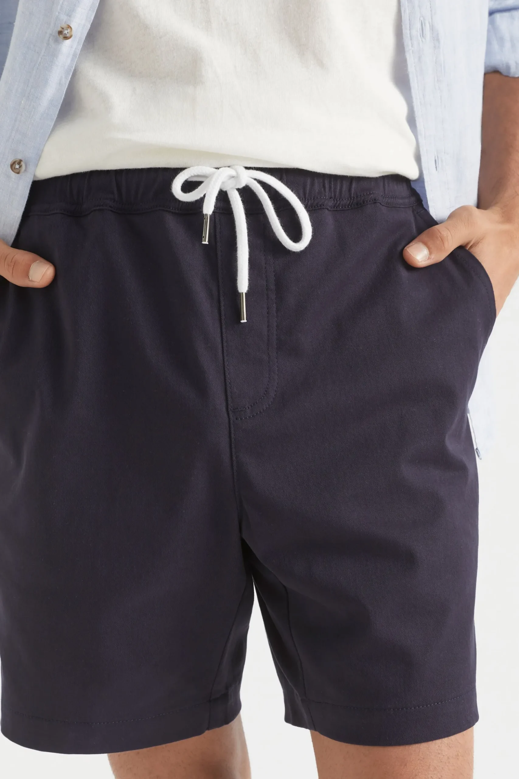 Seed Heritage Shorts-Mens Twill Short Midnight Blue