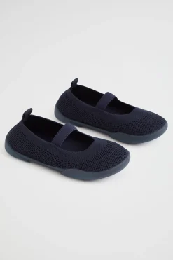 Seed Heritage Sneakers & Trainers-Mesh Ballet Trainer Navy