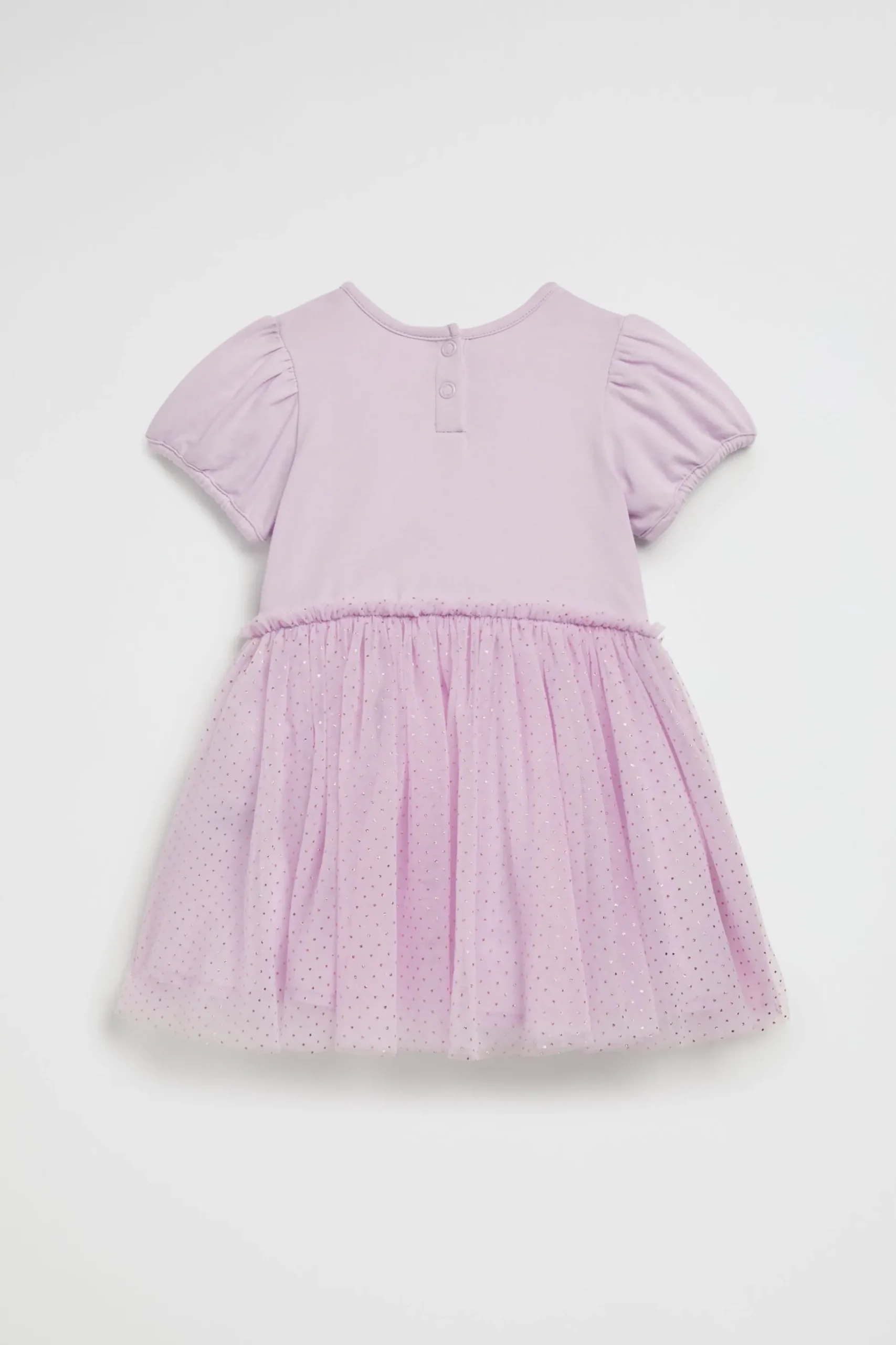 Seed Heritage Dresses-Metallic Pinspot Splice Dress Orchid