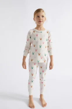 Seed Heritage Pyjamas & Sleepwear-Mini Bunny Pyjama Oat Marle