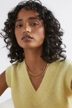Seed Heritage Jewellery-Mini Curb Chain Necklace Gold