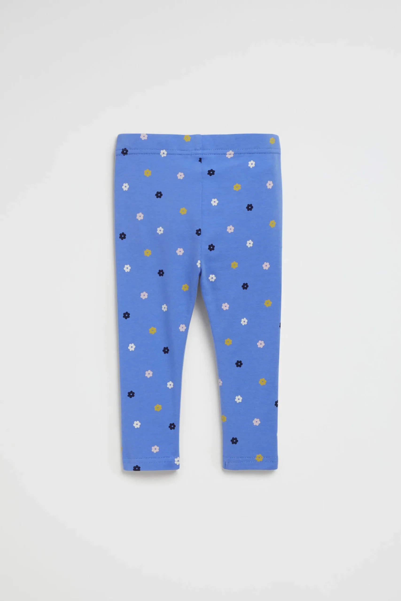 Seed Heritage Pants-Mini Floral Legging Soft Cobalt