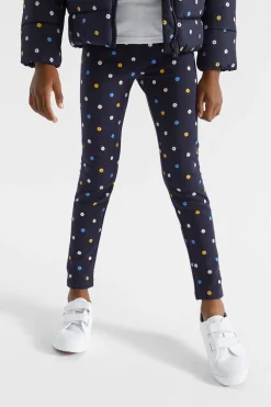 Seed Heritage Pants-Mini Floral Legging Midnight Blue
