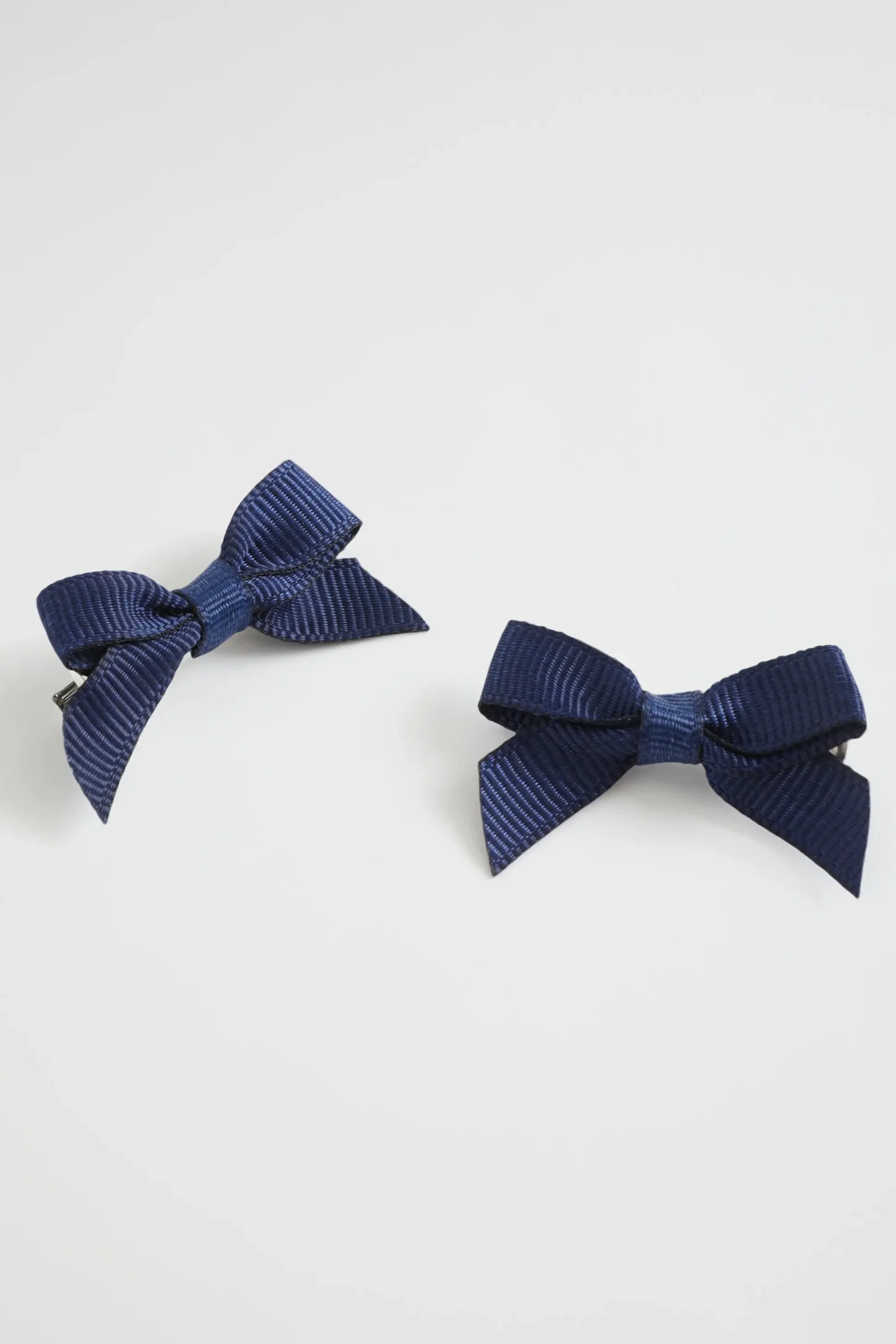 Seed Heritage Hair Accessories-Mini Grosgrain Duck Clip Navy