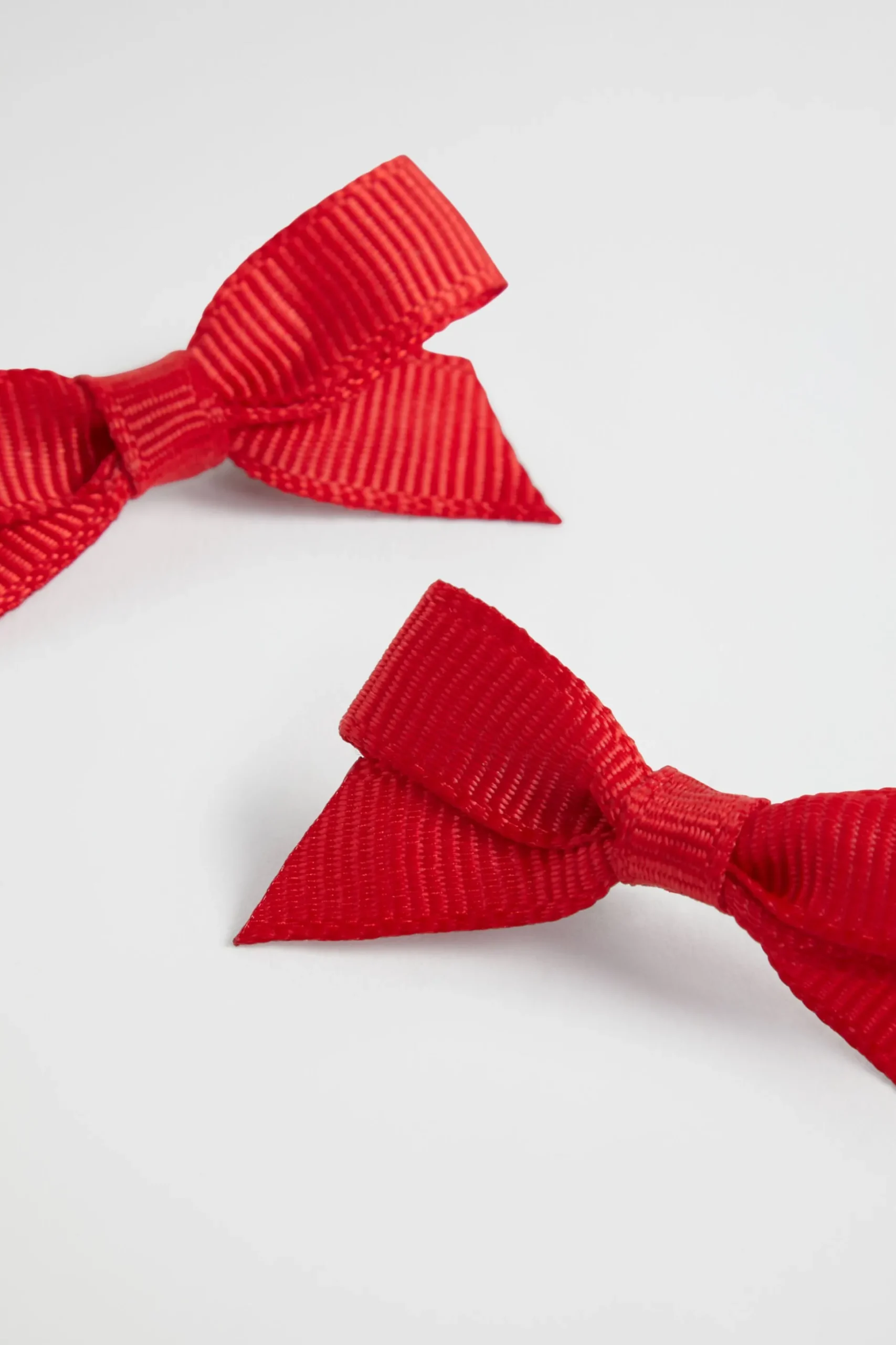 Seed Heritage Hair Accessories-Mini Grosgrain Duck Clip Cherry