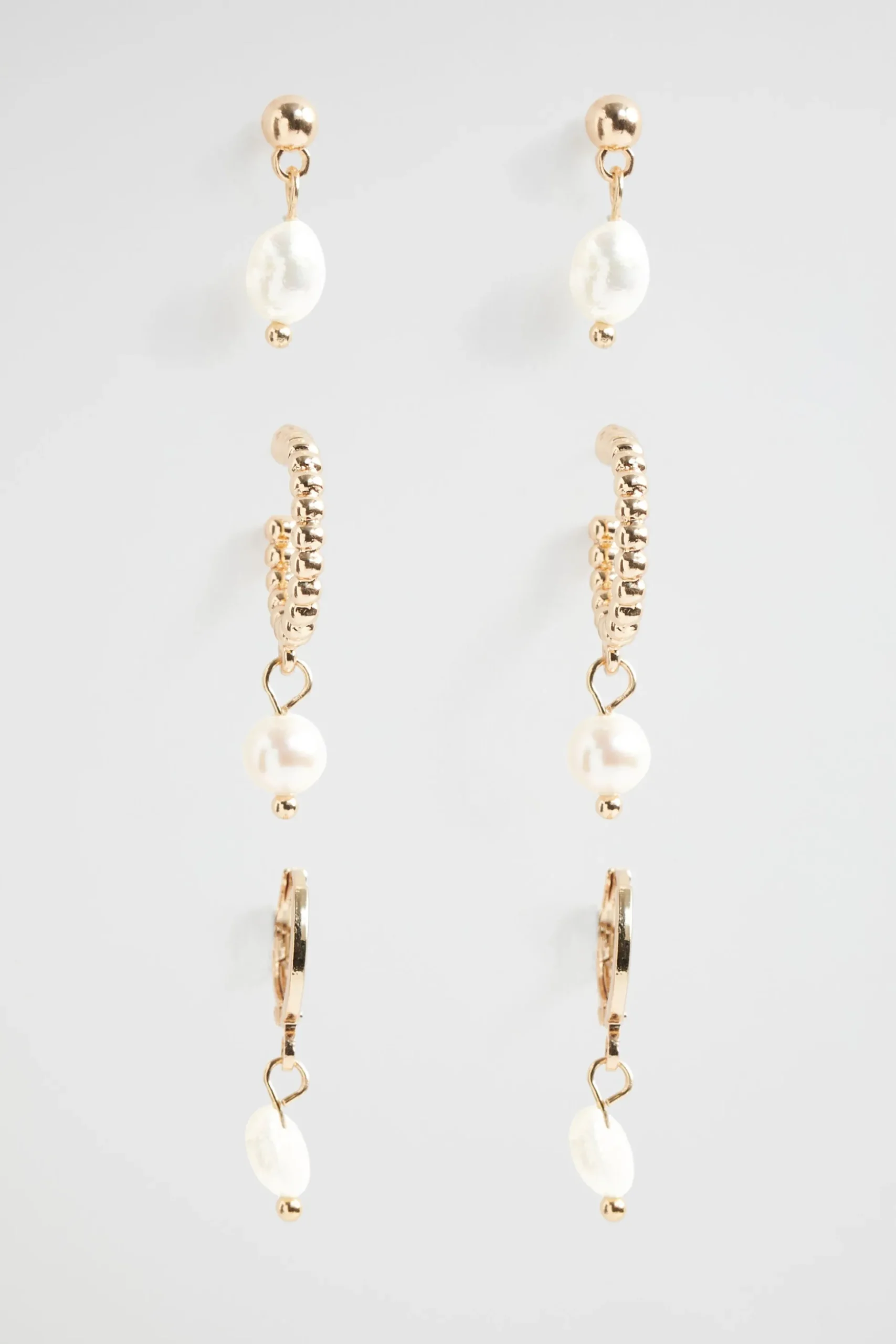 Seed Heritage Jewellery-Mini Pearl Ear Pack Gold
