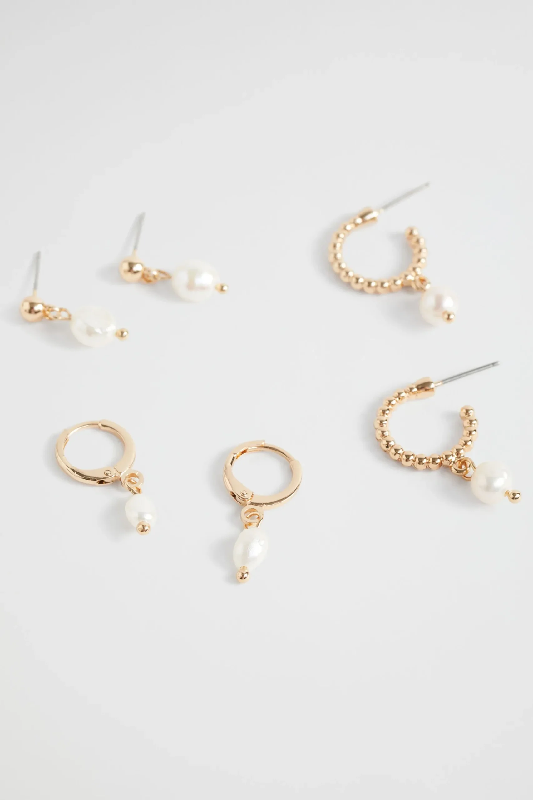 Seed Heritage Jewellery-Mini Pearl Ear Pack Gold