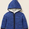 Seed Heritage Jackets & Vests-Mixy Yarn Cardigan Bright Cobalt