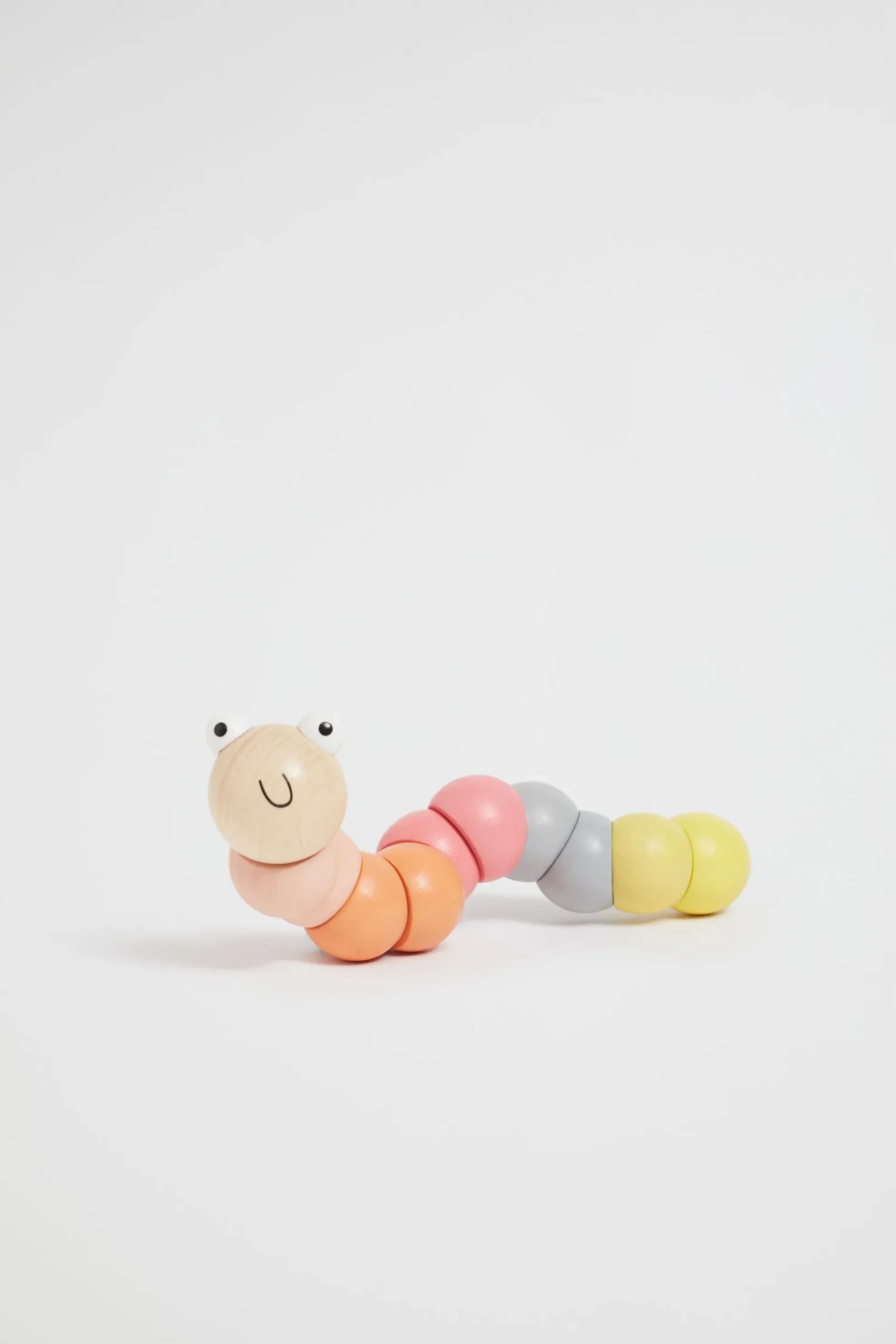 Seed Heritage Baby Toys-Multi Coloured Worm Pastel