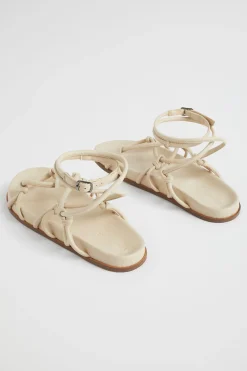 Seed Heritage Sandals & Thongs-Mya Knot Sandal Stone