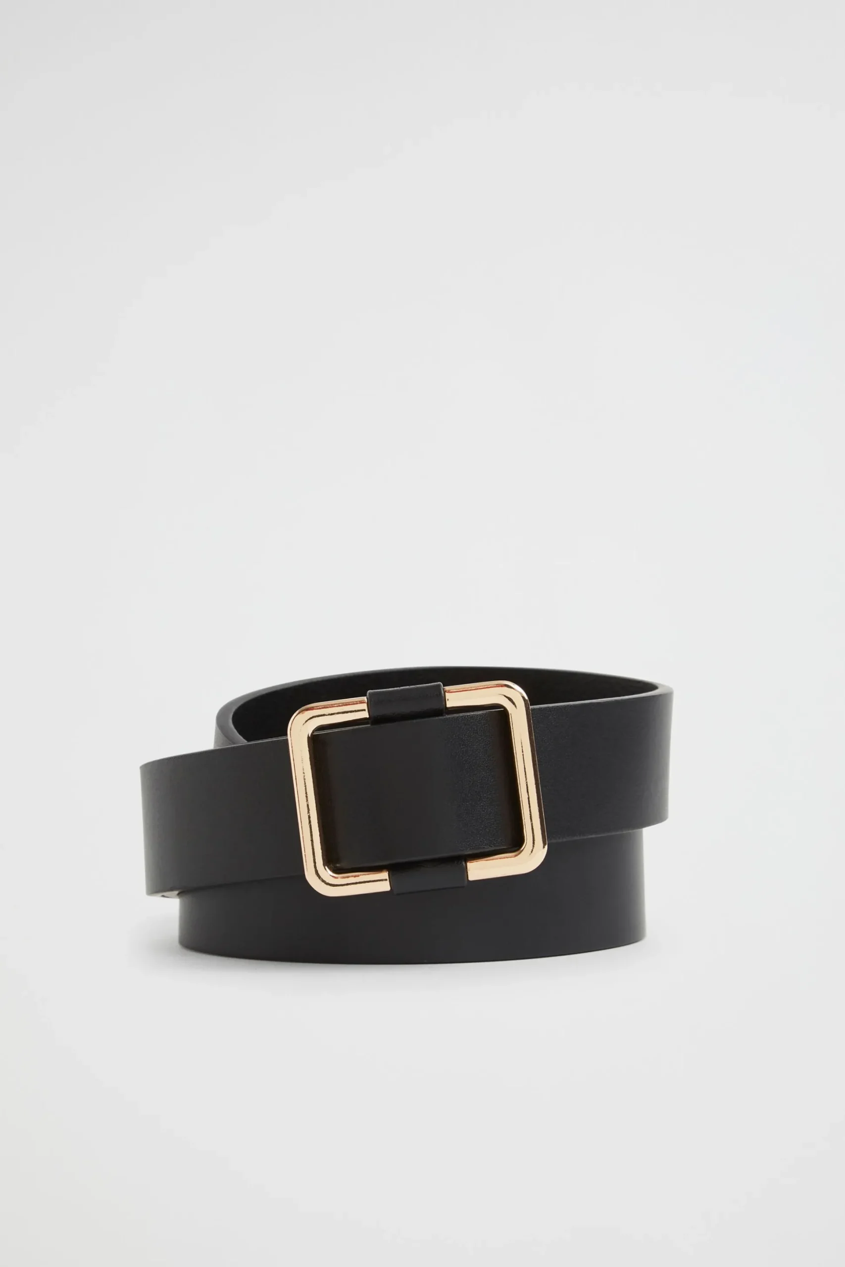 Seed Heritage Belts-Naomi Leather Hip Belt Black