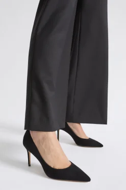 Seed Heritage Heels & Wedges-Nina Pointed Pump Black Suede