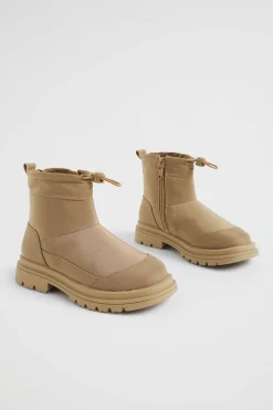 Seed Heritage Gumboots-Nylon Winter Boot Cocoa