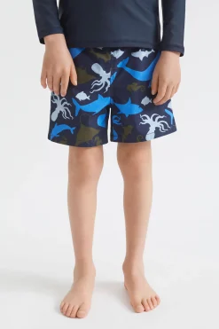 Seed Heritage Swimwear-Ocean Boardshort Midnight Blue