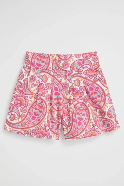 Seed Heritage Shorts-Paisley Short Fuchsia