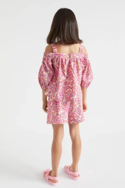 Seed Heritage T-Shirts & Tops-Paisley Top Fuchsia