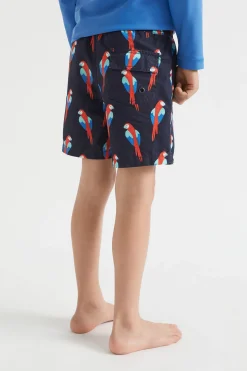 Seed Heritage Swimwear-Parrot Boardshort Midnight Blue