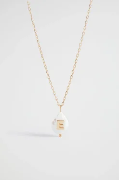 Seed Heritage Jewellery-Parl Alphabt Ncklac E